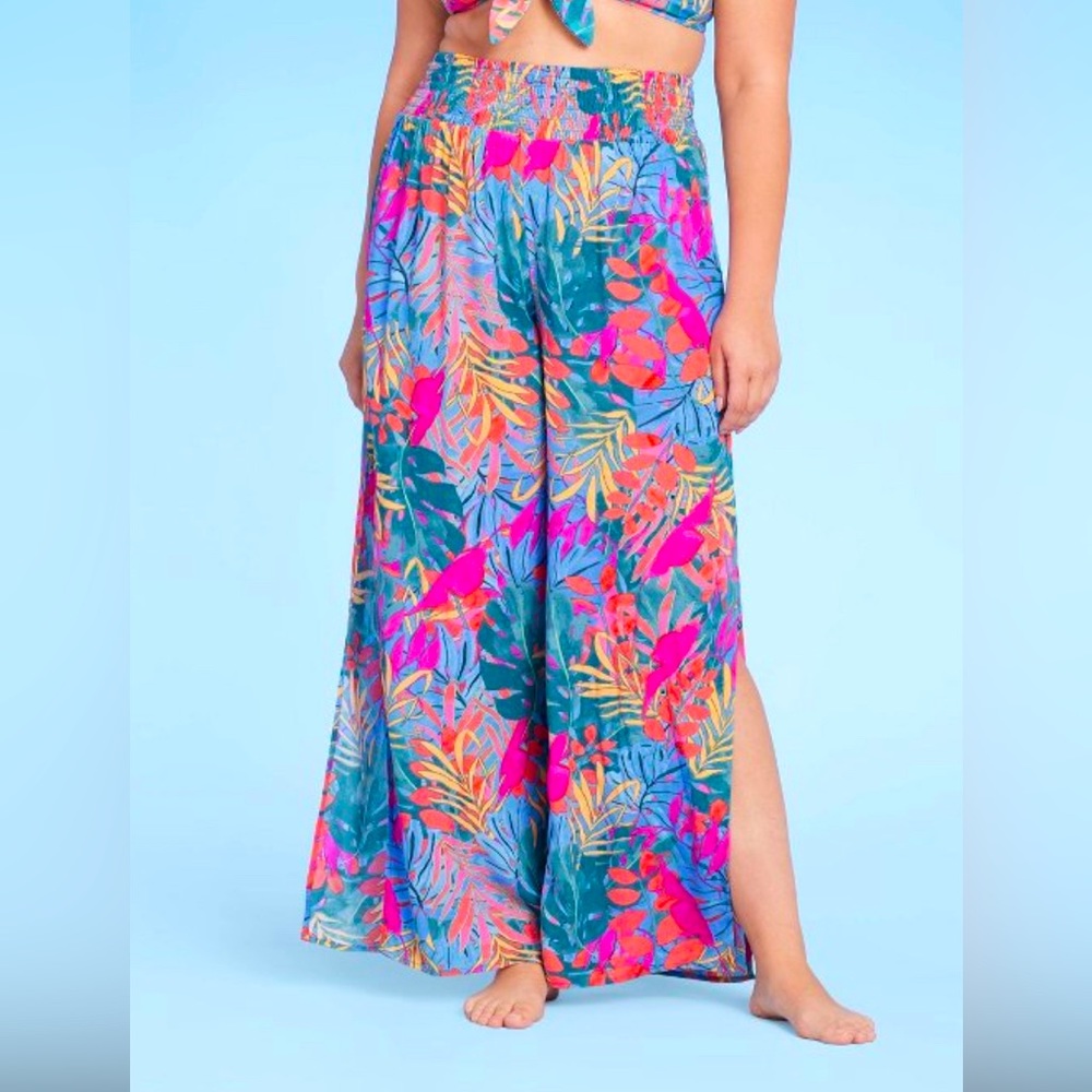 Tropical Cover Up Pants NWT